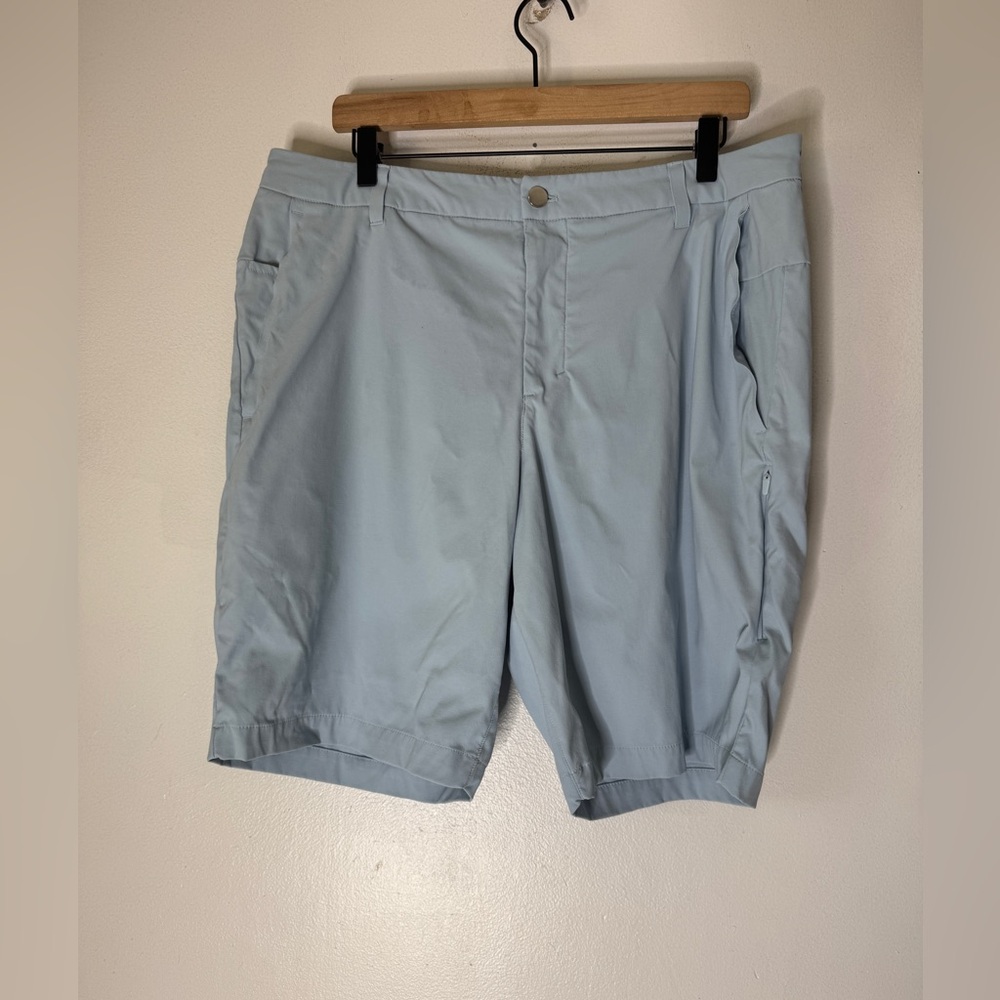 lululemon mens commission‎ Golf Short Light Blue 10” Inseam Size 36